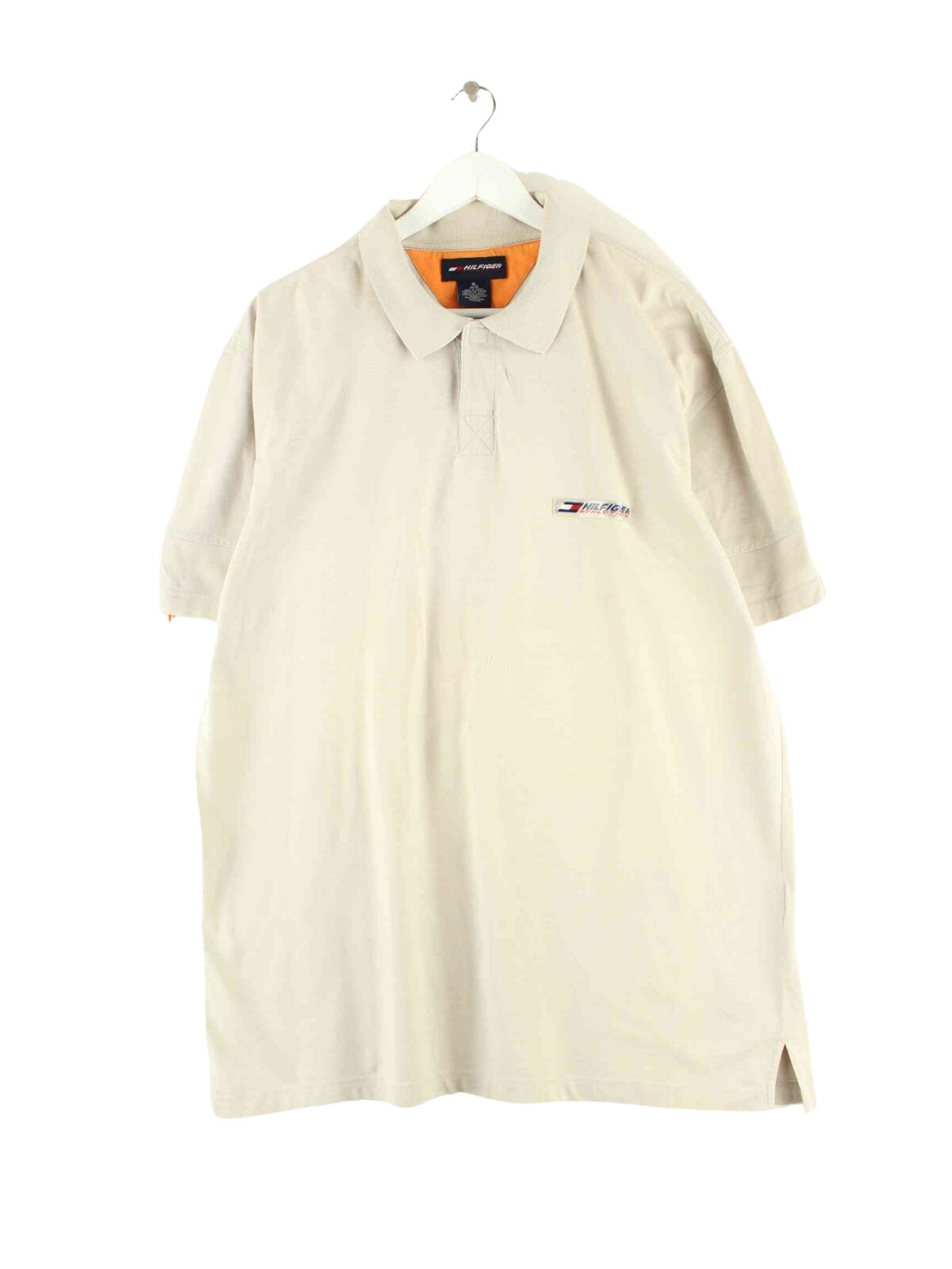 Tommy Hilfiger y2k Athletics Polo Beige XL (front image)