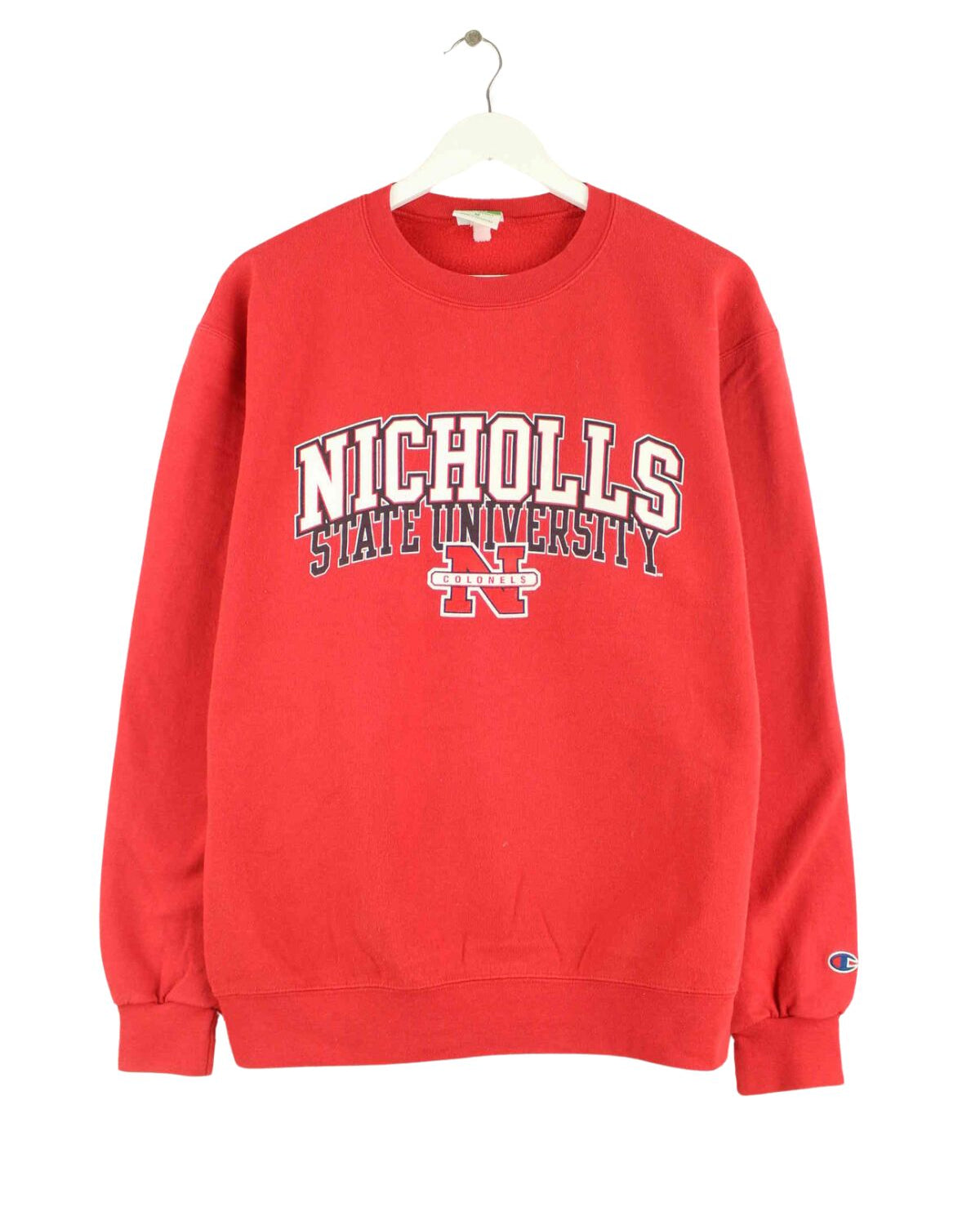 Champion Nicholls State University Print Sweater Rot M (front image)