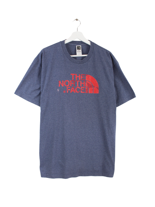 The North Face Print T-Shirt Blau L