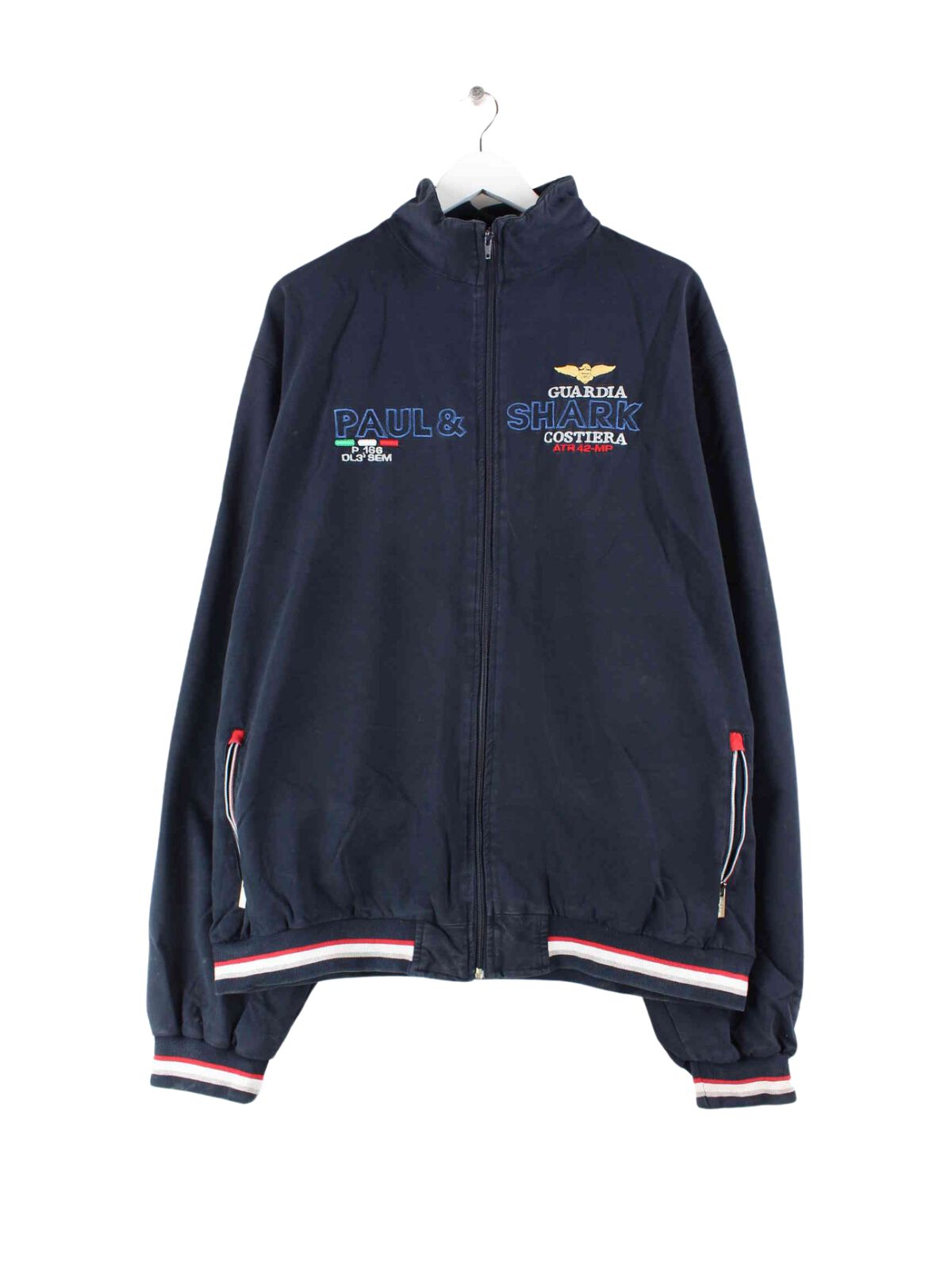 Paul & Shark Embroidered Sweat Jacket Black 3XL – Peeces