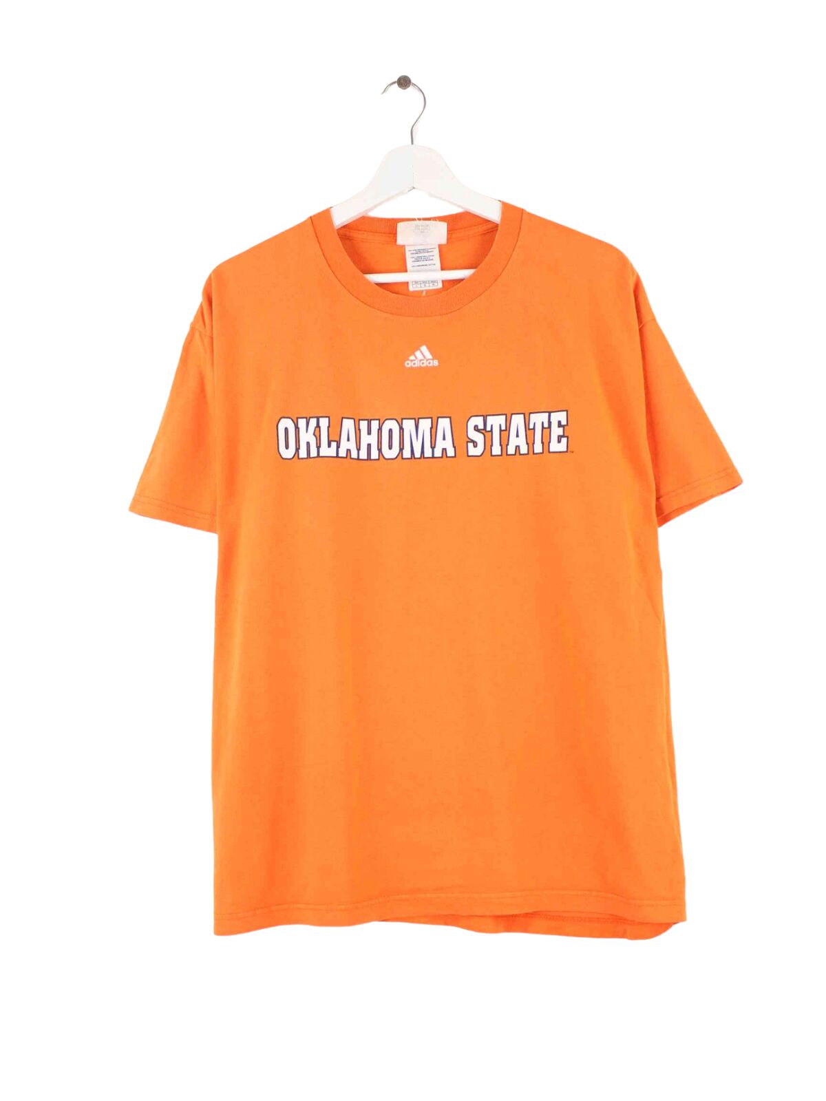 Adidas 00s Oklahoma Print T-Shirt Orange L (front image)