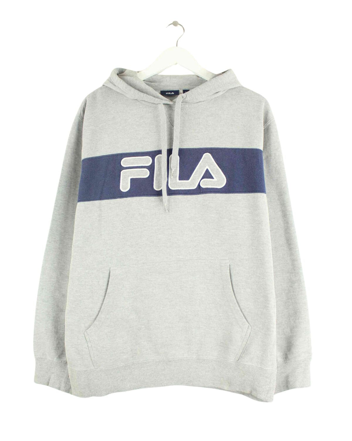 Fila Embroidered Hoodie Grau L (front image)