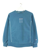 Champion Embroidered Reverse Weave Sweater Blau S (front image)
