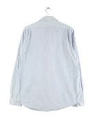 Ralph Lauren Regent Custom Fit Striped Hemd Blau L (back image)