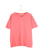 Ralph Lauren Damen Basic V-Neck T-Shirt Rosa L (front image)