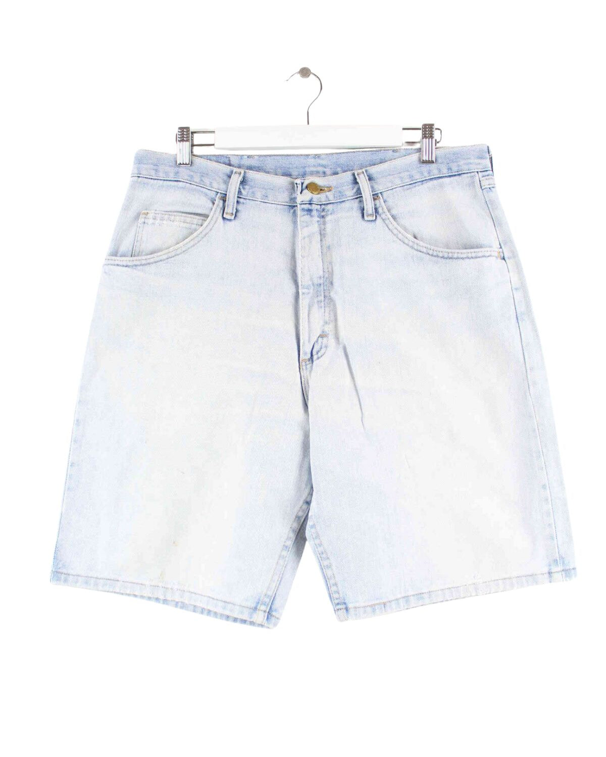 Wrangler Relaxed Fit Jeans Shorts Blau W34 (front image)