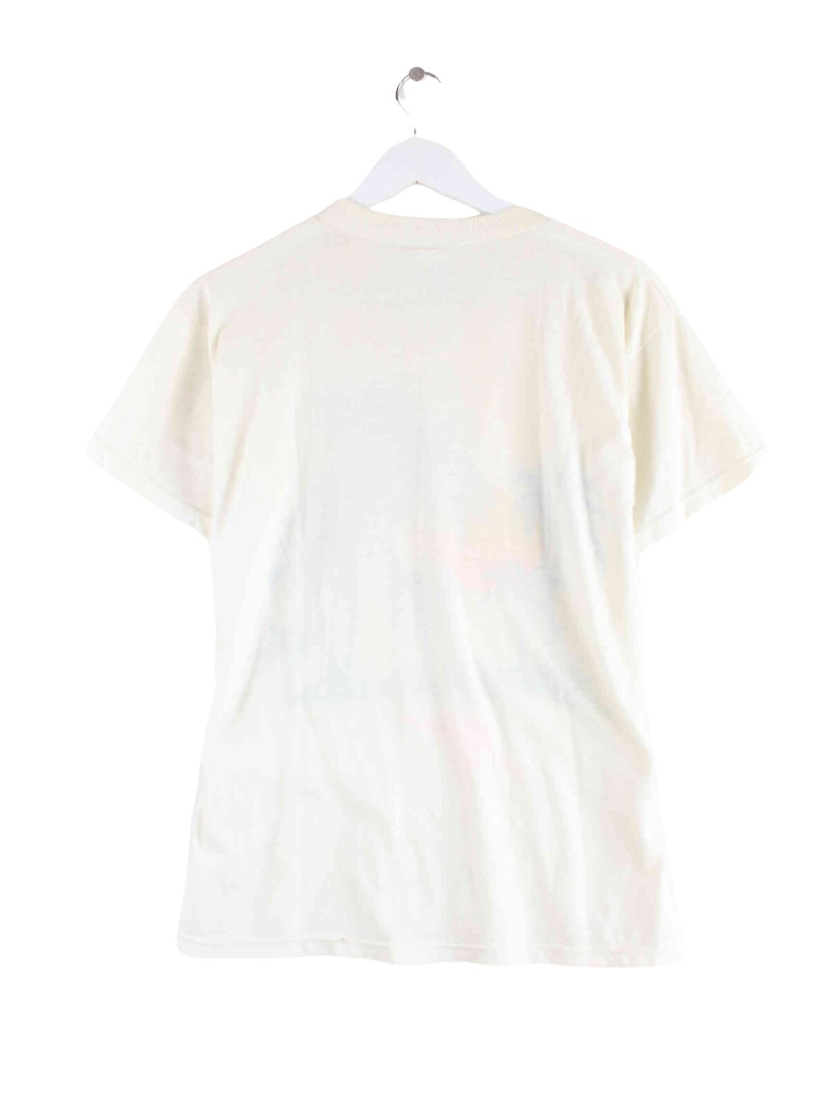 Vintage Ibiza Print T-Shirt Beige S (back image)