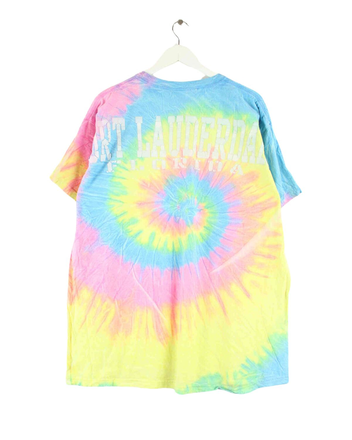 Colortone y2k Fort Lauderdale Print Tie Dye T-Shirt Mehrfarbig XL (back image)