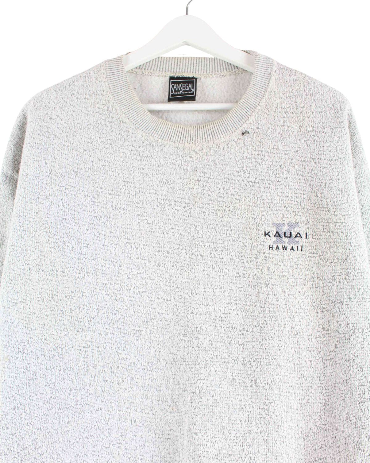 Vintage y2k Hawaii Sweater Grau M (back image)