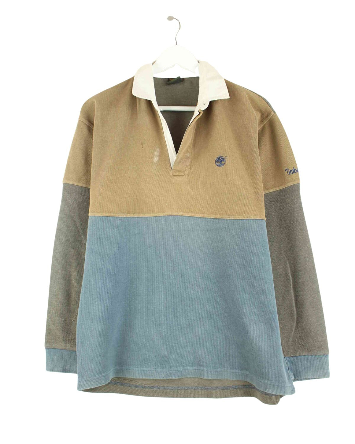 Timberland 90s Vintage Polo Sweater Braun L (front image)