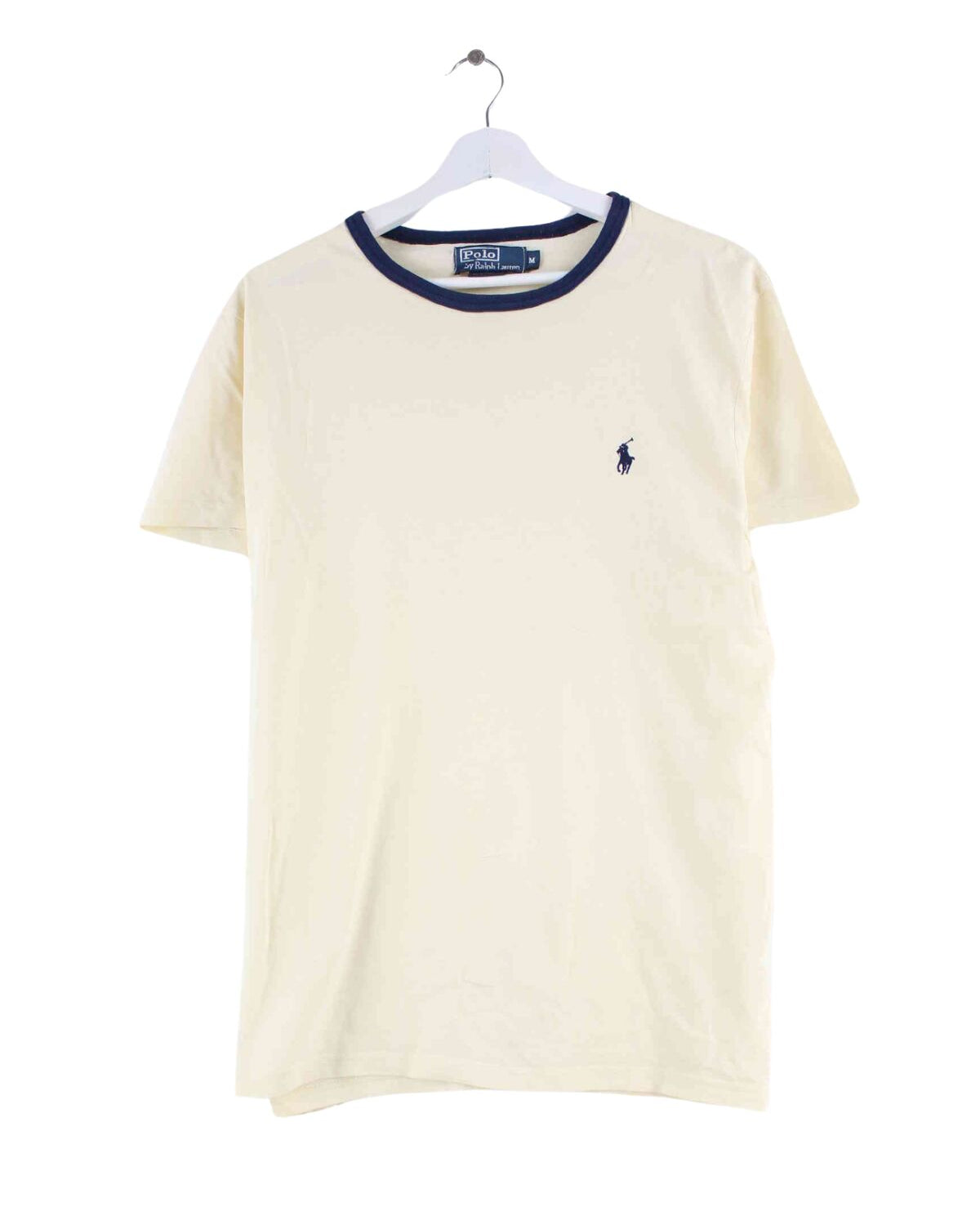 Ralph Lauren y2k Basic T-Shirt Beige M (front image)