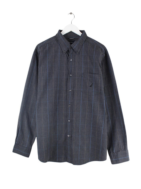 Nautica Stripe Hemd Grau XL