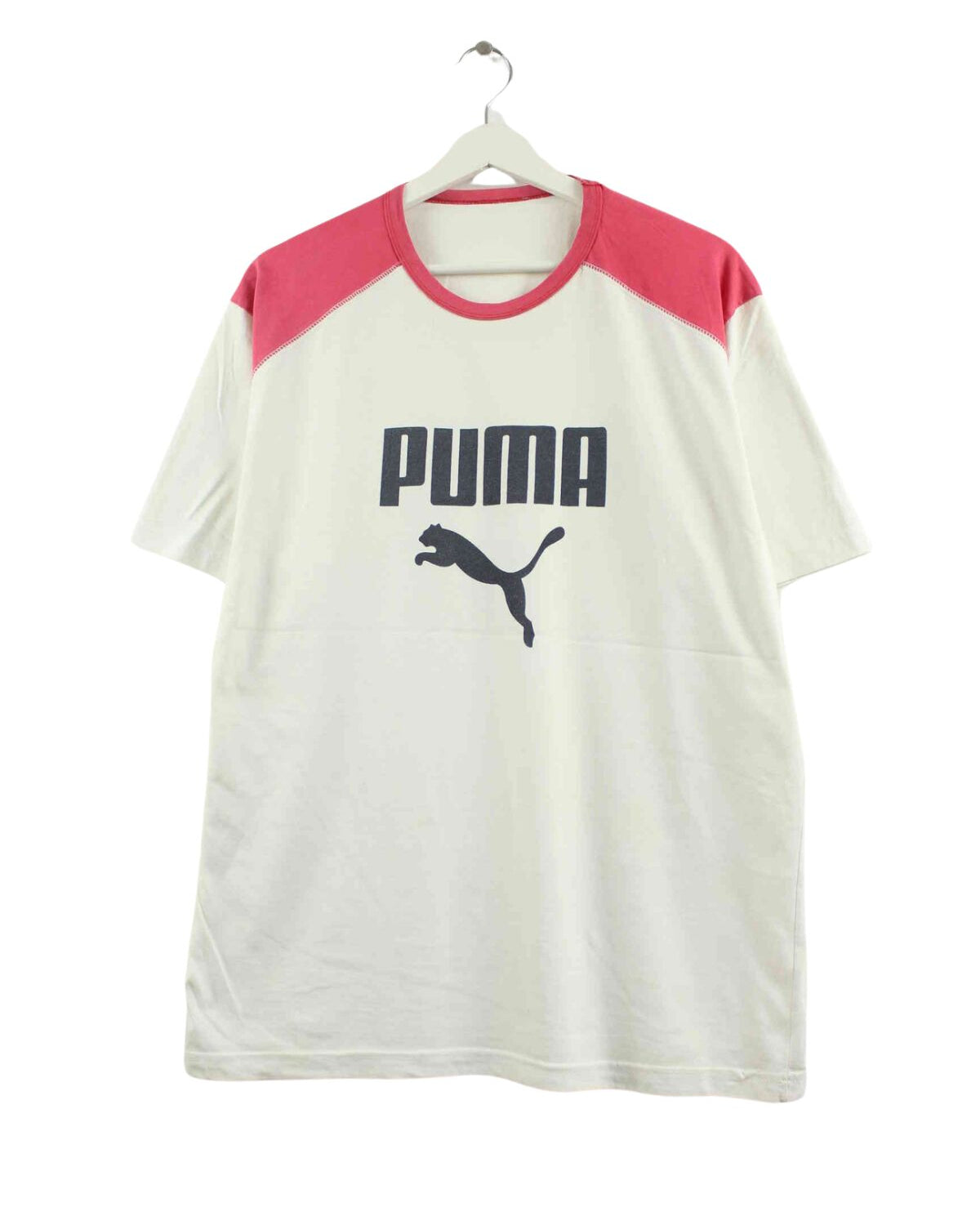 Puma Print T-Shirt Weiß L (front image)