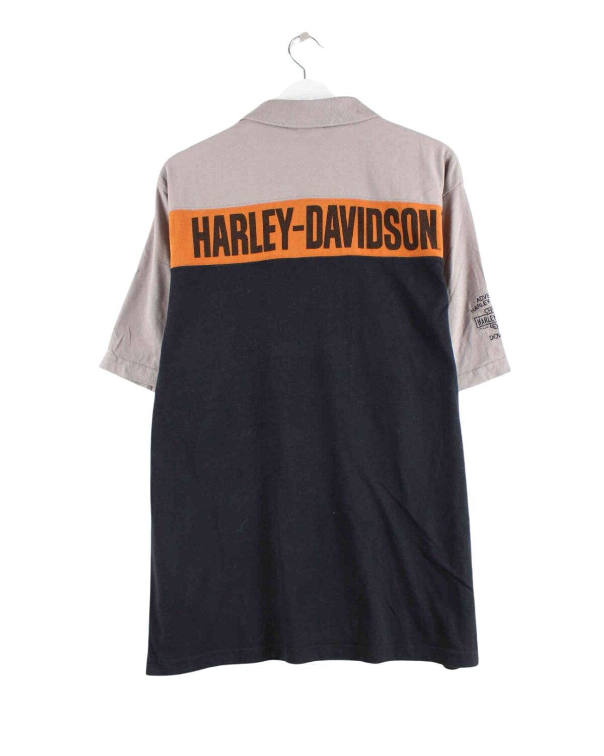 Harley Davidson Print Polo Schwarz XL (back image)