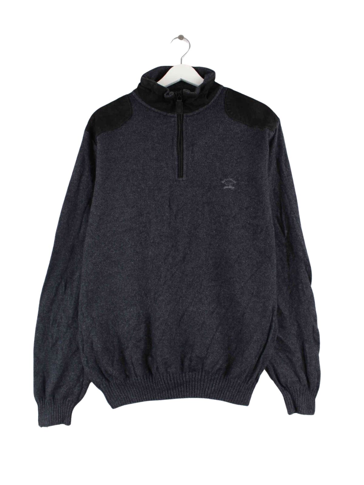 Paul & Shark Half Zip Merino Woll/Kaschmir Pullover Grau L (front image)