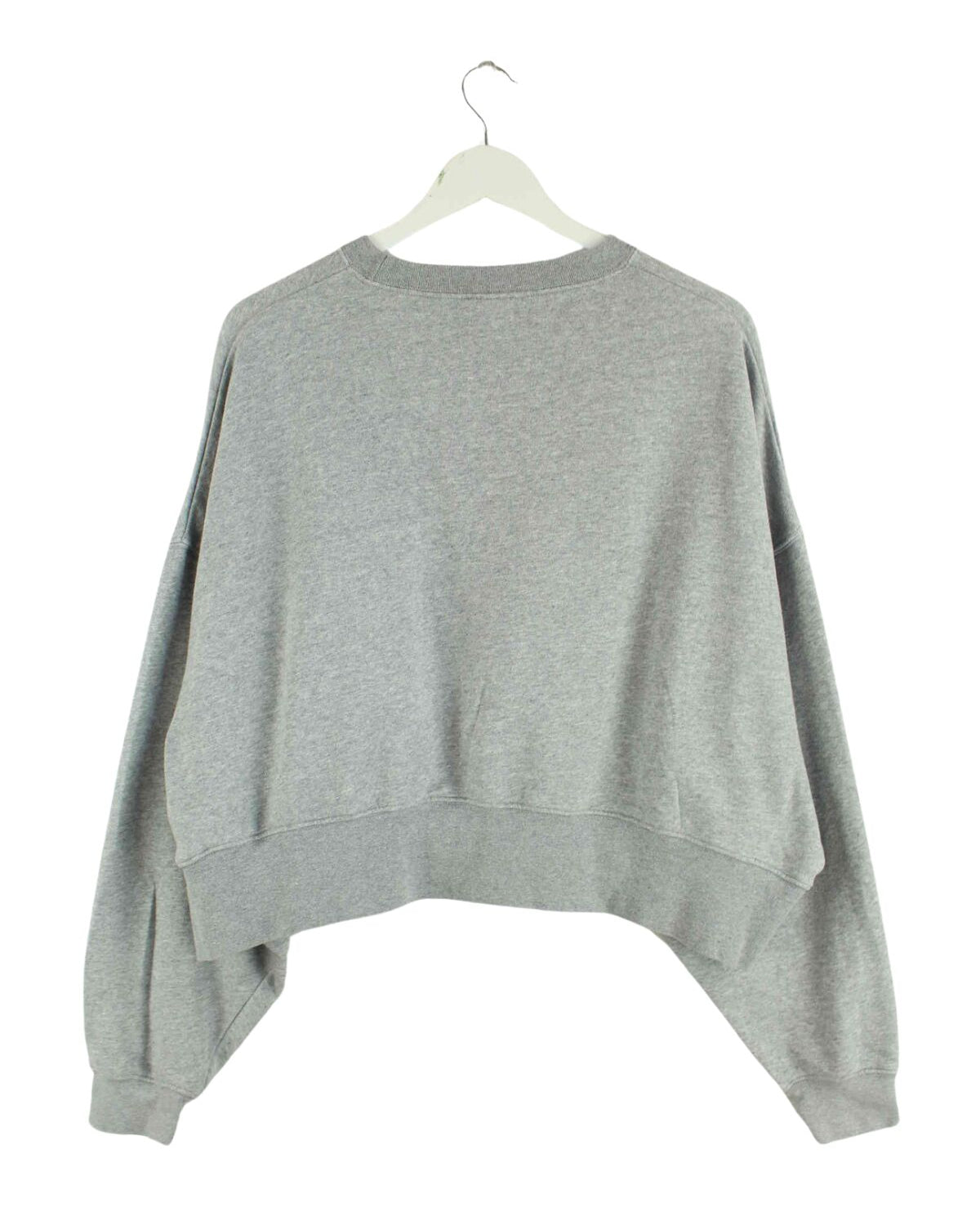 Nike Damen Crop Center Swoosh Sweater Grau S (back image)