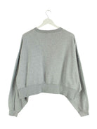 Nike Damen Crop Center Swoosh Sweater Grau S (back image)