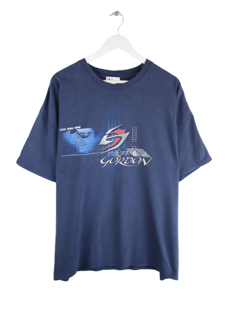 Chase 00s NASCAR Jeff Gordon Print T-Shirt Blau XXL