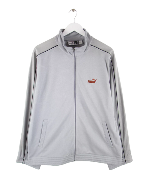 Puma 00s Embroidered Logo Trainingsjacke Grau L