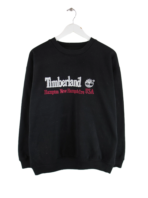 Timberland 90s Vintage Hampton New Hampshire Sweater Schwarz M