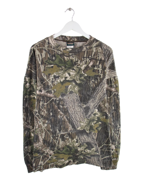 Vintage 00s Break-Up Camo Realtree Pattern Sweatshirt Mehrfarbig XL