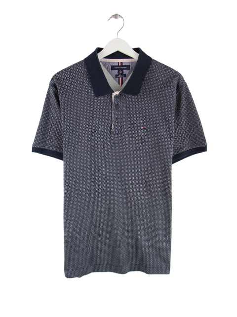 Tommy Hilfiger Geometric Pattern Polo Blau XL