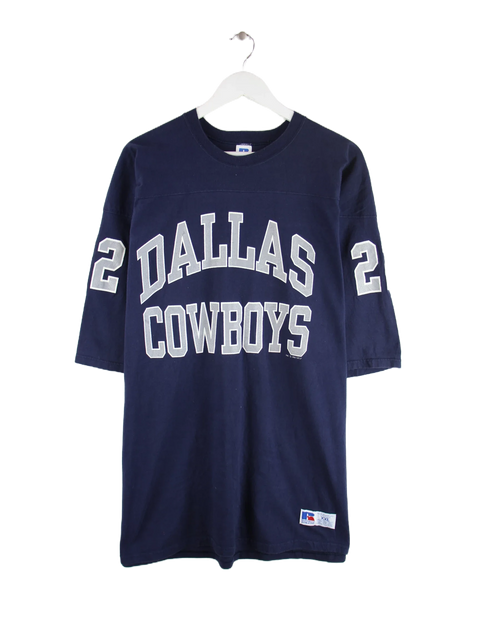 Russell Athletic 00s NFL Dallas Cowboys 22 Print T-Shirt Blau 3XL