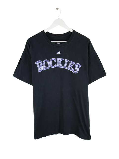 Majestic MLB Colorado Rockies Arenado 28 Print T-Shirt Schwarz XL