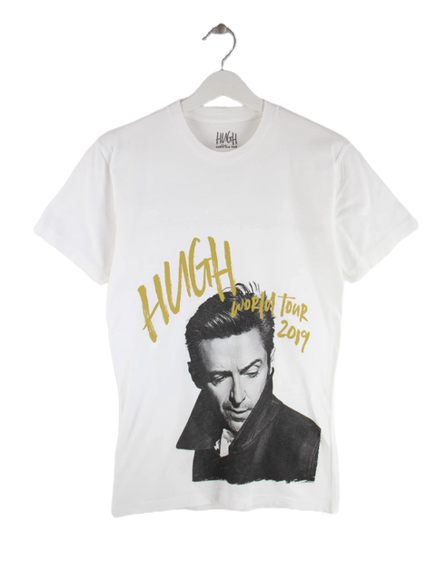 Vintage 2019 World Tour Print T-Shirt Weiß XS