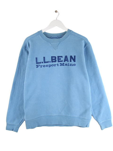 L.L. Bean 00s Spellout Sweater Blau M