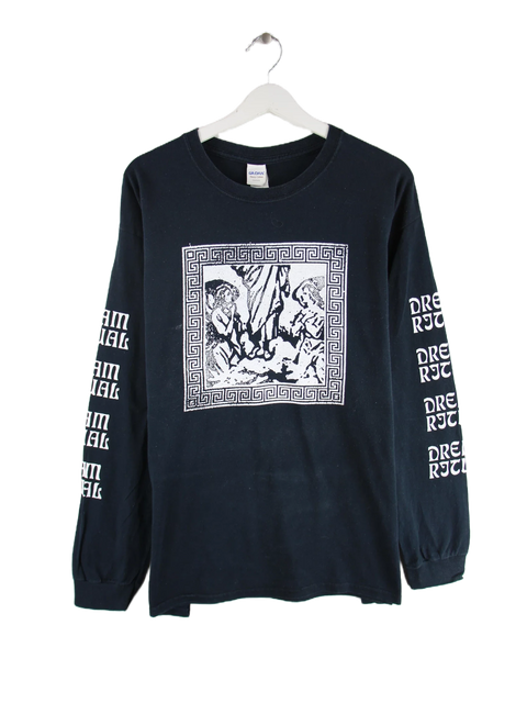 Gildan 00s Graphic Print Sweatshirt Schwarz L
