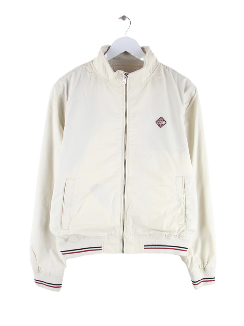 Schott 90s Vintage Diamond Logo Leichte Jacke Beige M