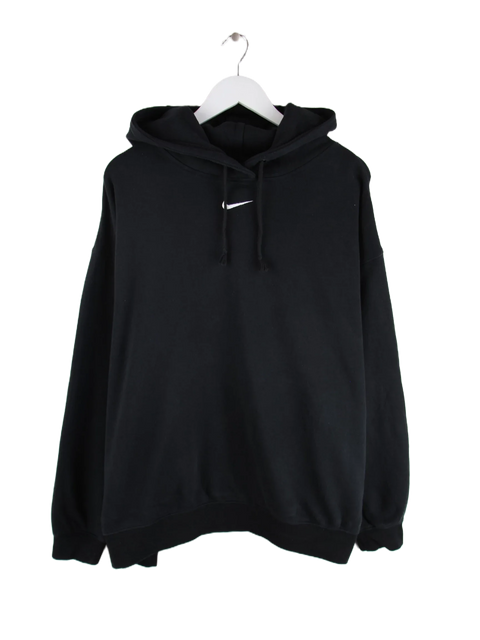 Nike Center Swoosh Oversized Damen Hoodie Schwarz XXL