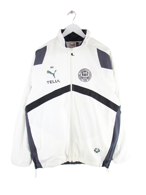 Puma 00s Team Print Trainingsjacke Weiß XL