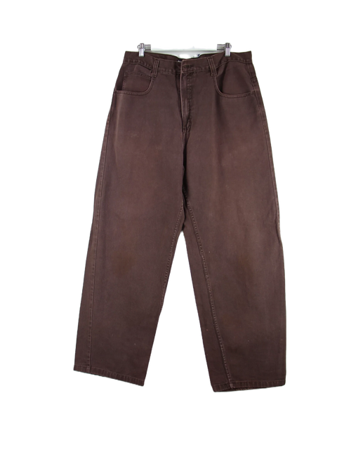 Southpole Y2K Baggy Jeans Braun W38