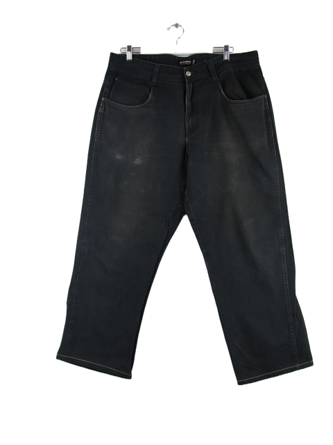 Southpole Y2K Relax Baggy Jeans Schwarz W38 L32