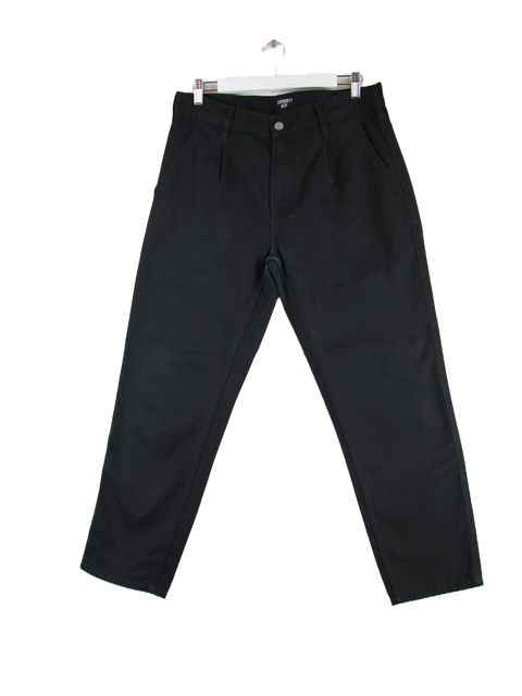 Carhartt WIP Abbet Chino Hose Schwarz W30