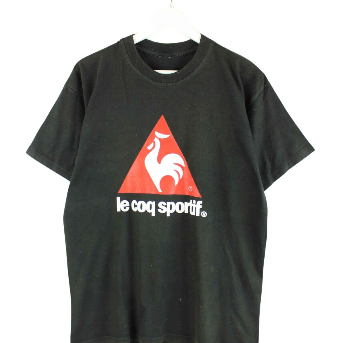 Le Coq Sportif Print T-Shirt Schwarz L (front image)