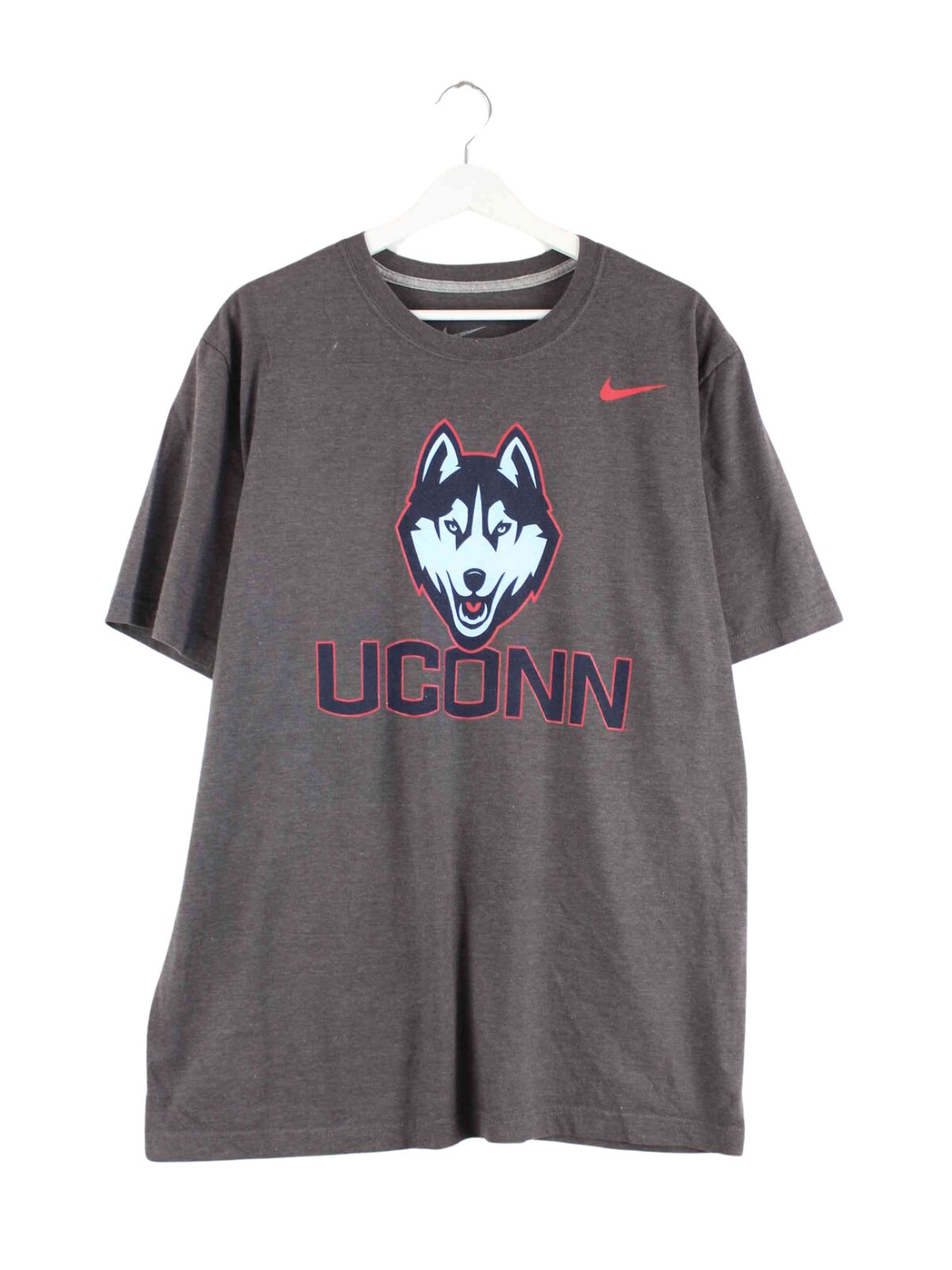 Nike UCONN Wolf Print T-Shirt Grau XL (front image)