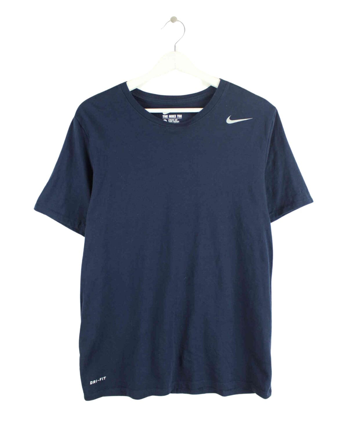 Nike Dri Fit Swoosh Print T-Shirt Blau M (front image)