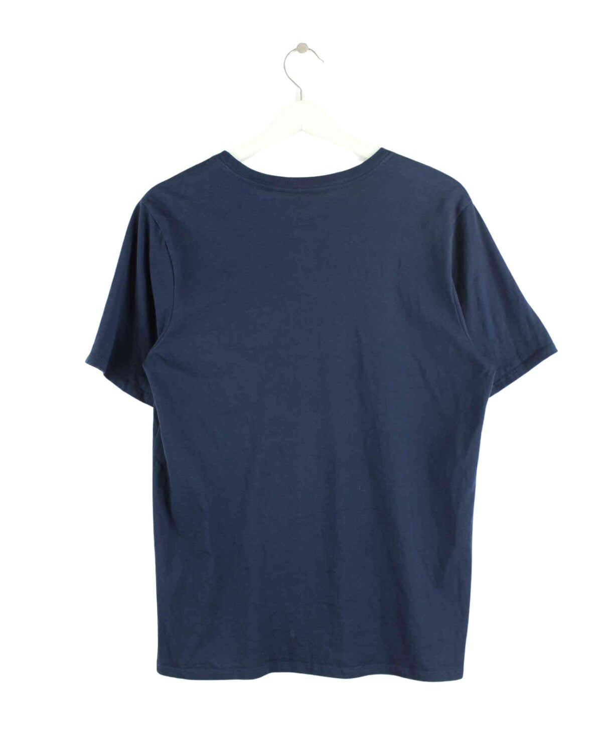 Nike Dri Fit Swoosh Print T-Shirt Blau M (back image)
