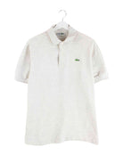 Lacoste 90s Vintage Basic Polo Weiß M (front image)