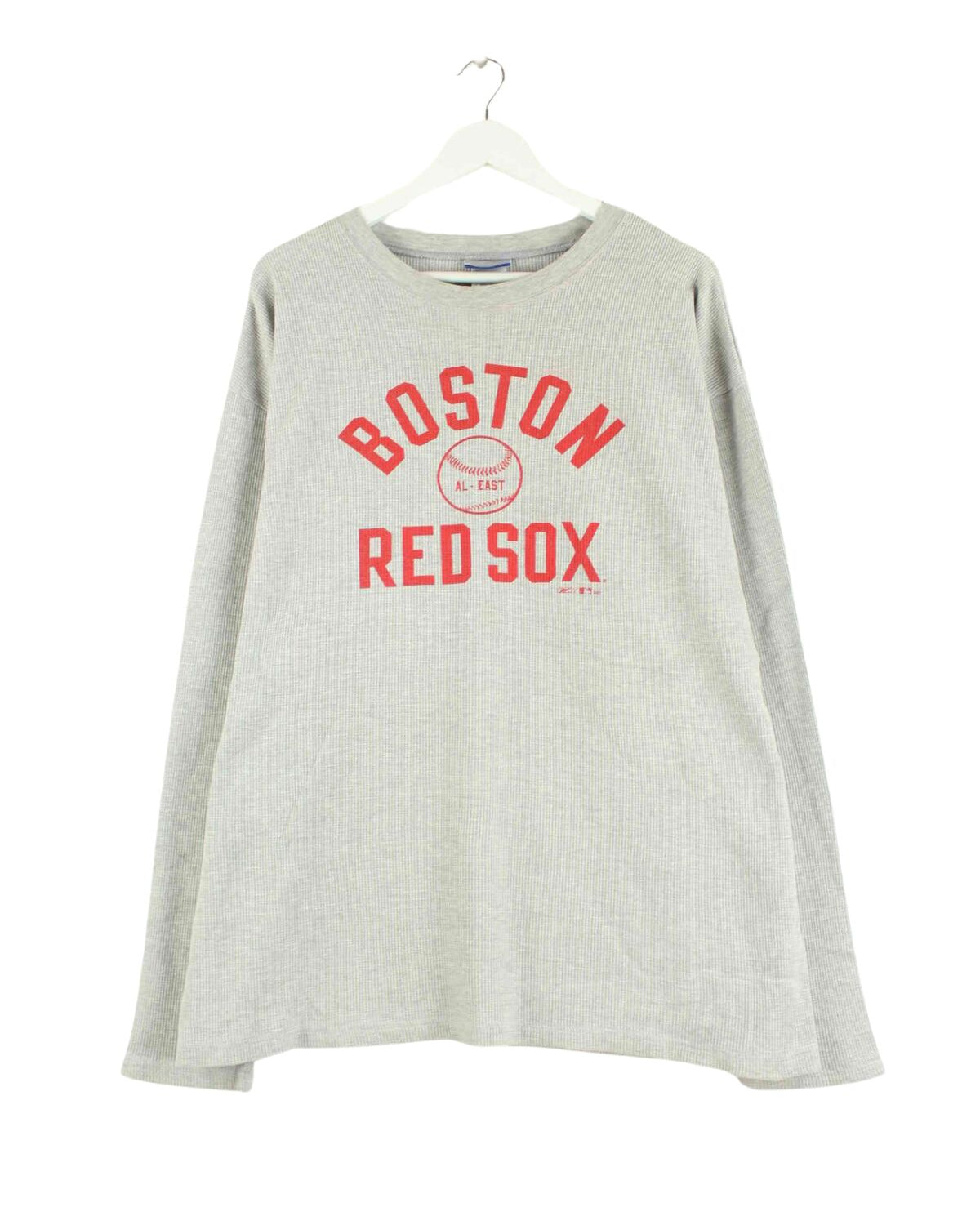 Reebok 00s Boston Redsox Print Sweater Grau XXL (front image)