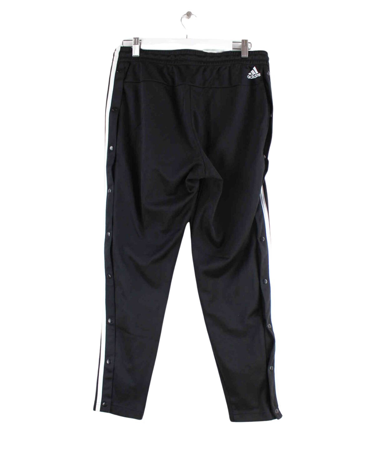 Adidas 3-Stripes Knopf Track Pants Schwarz S (back image)