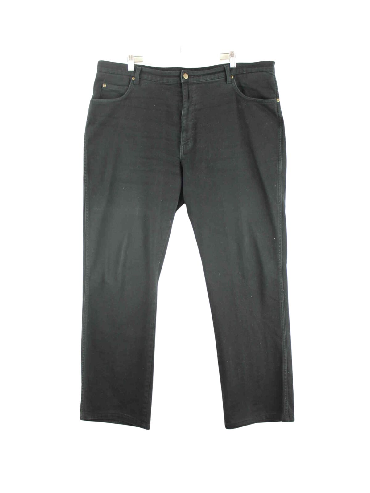 Wrangler Regular Fit Jeans Schwarz W42 L32 (front image)