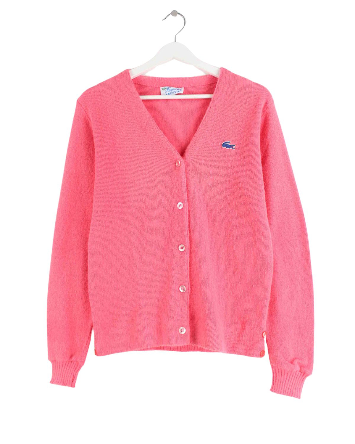 Lacoste Damen 90s Vintage Pullover Pink M (front image)