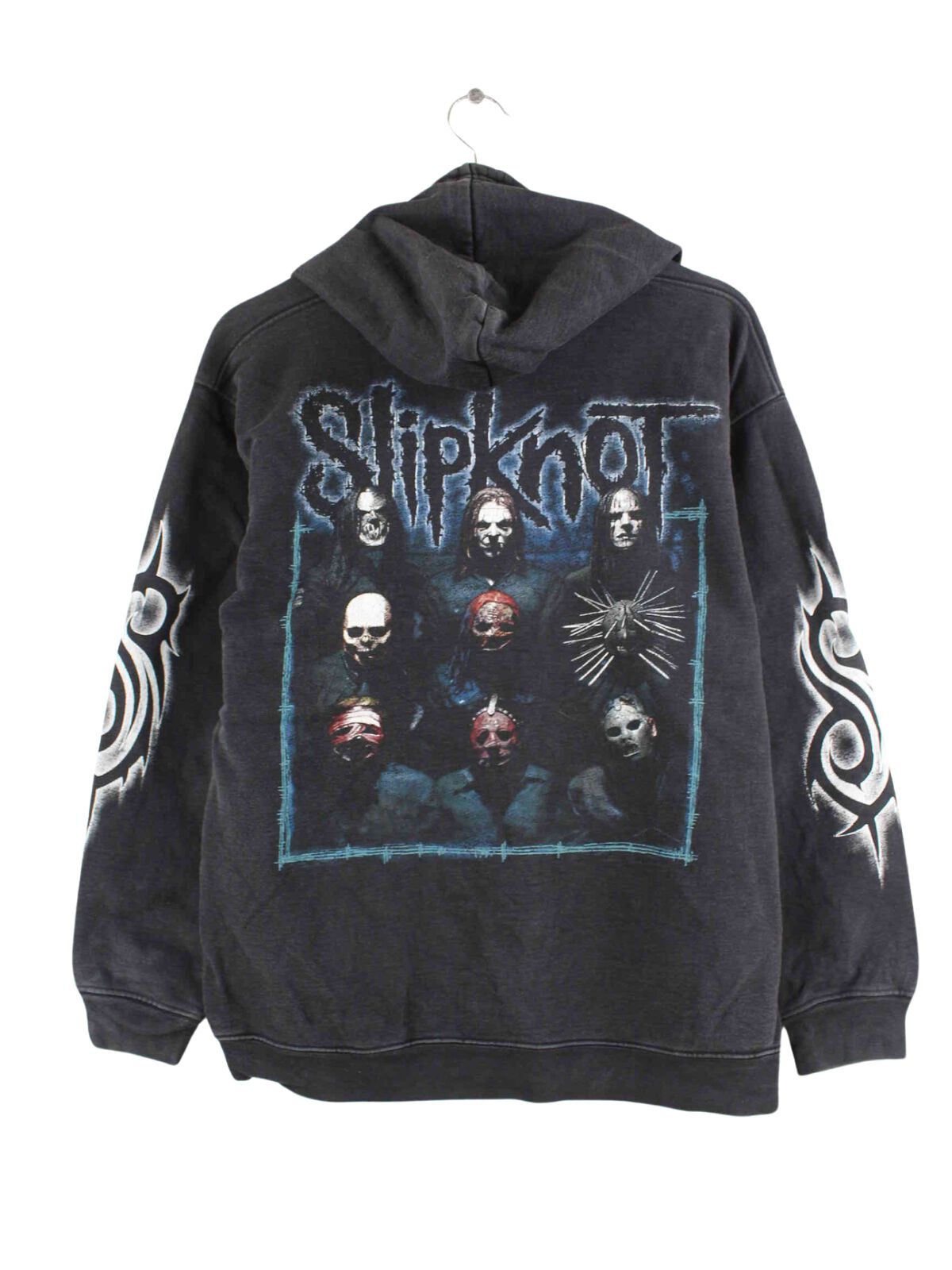 Slipknot 90s~00s 激レア フーディ XL Y2k grunge Vintage y2k Slipknot Print Zip Hoodie Black XS – Peeces