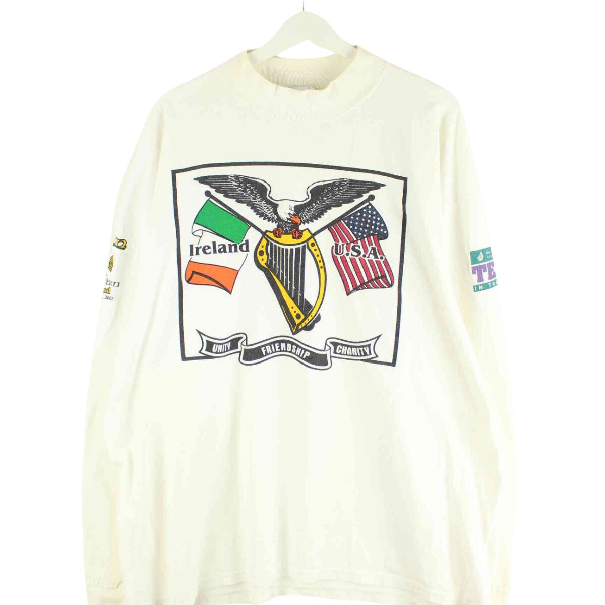 Anvil 2003 Ireland x USA Sweatshirt Weiß XXL (front image)