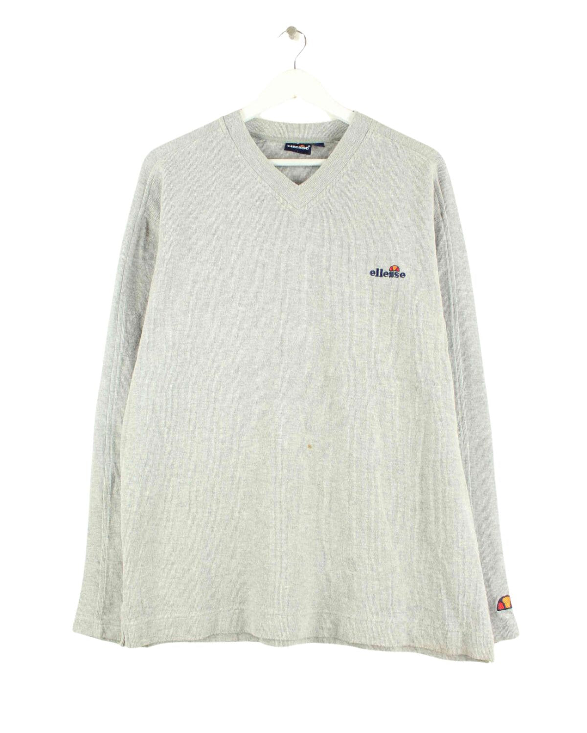 Ellesse Embroidered Sweater Grau L (front image)