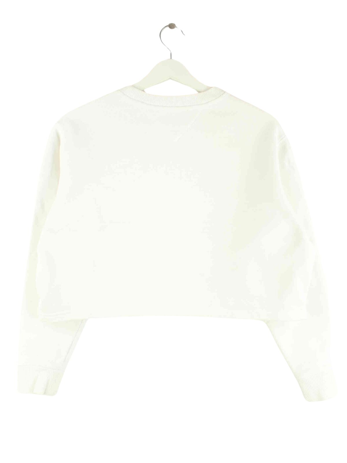 Tommy Hilfiger Damen Embroidered Crop Sweater Weiß XS (back image)